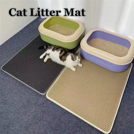 Double Layer Cat Litter Mat EVA - IHavePaws