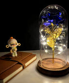 LED Enchanted Flower Galaxy Rose Eternal Beauty And The Beast Rose With Fairy 8 - IHavePaws