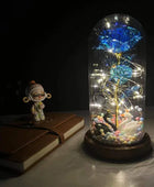 LED Enchanted Flower Galaxy Rose Eternal Beauty And The Beast Rose With Fairy 13 - IHavePaws