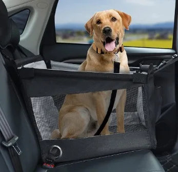 Dog car seat center console small pet car seat portable cat seat and dog travel bag fully removable and washable before - IHavePaws
