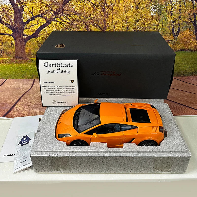 AUTOART 1:12 Lamborghini GALLARDO Calf Sports Car Alloy Scale model 12091 Yellow 12092 Orange - IHavePaws