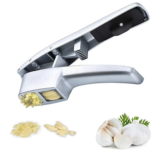 Multifunctional Garlic Press Garlic Chopper Zinc Alloy Garlic Slicer Crusher Peeler Manual Kitchen Hacking Gadgets - IHavePaws