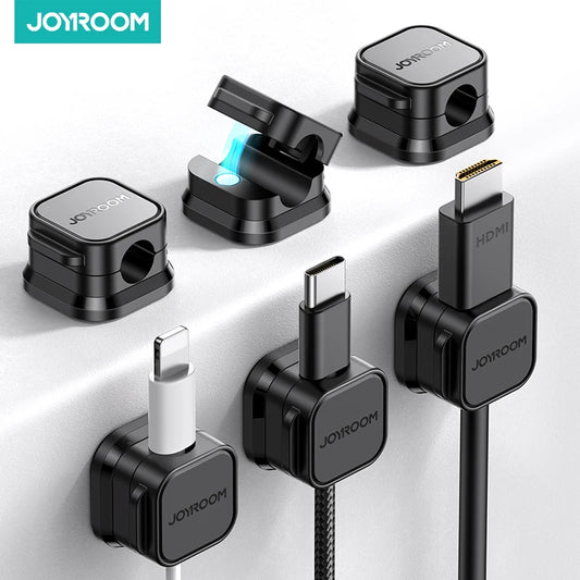 Joyroom Magnetic Cable Clips Cable Smooth Adjustable Cord Holder - IHavePaws