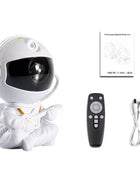 Cosmic Explorer: Astronaut Star Projector and Galaxy LED Lamp 👨‍🚀 Guitar White - IHavePaws