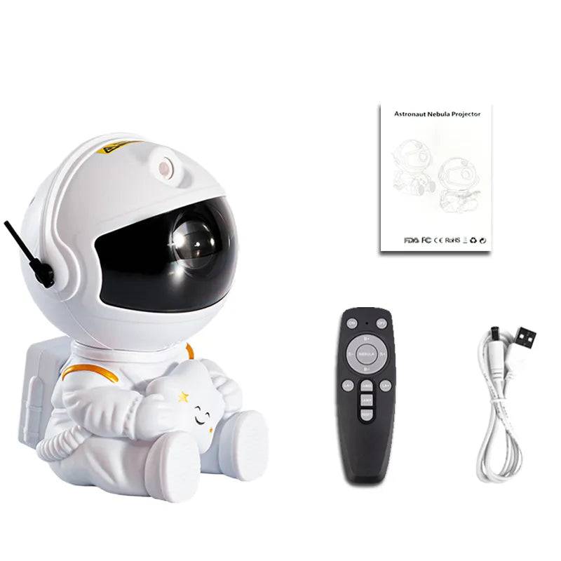 Cosmic Explorer: Astronaut Star Projector and Galaxy LED Lamp - IHavePaws