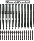 Everlasting Pencil Set 48Pcs black set - IHavePaws