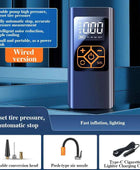 4000mAh Car Air Compressor 140PSI Electric Wireless Portable Tire Inflator Wired - IHavePaws