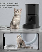 6L Large Capacity Pet Automatic Feeder Smart Voice Recorder Black / With camera - IHavePaws