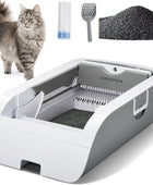 Self Cleaning Automatic Cat Litter Box with Rechargeable Battery and APP Control White / Classic version - ihavepaws.com