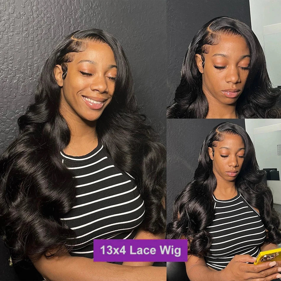 Body Wave Human Hair Wigs 13x6 Cheap 30 32 34 36 Inch HD Lace Frontal Wig 4x4 Closure Wig 13x4 Lace Frontal Wig