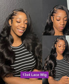 Body Wave 13x4 13x6 Lace Front Wig Human Hair Easy And Go 4x4 Lace Closure Wig Glueless Transparent Human Hair Lace Frontal Wig