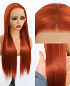 Ginger Orange Lace Front Wigs Human Hair Straight 13x4 HD Lace Frontal Human Hair Wigs Ginger Wig Lace Front Human Wigs