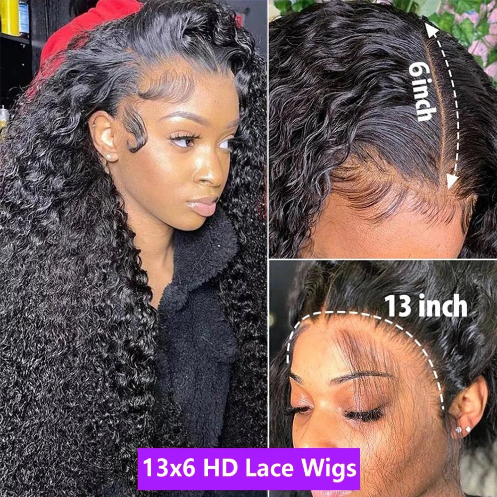 Glueless Wig Human Hair Ready To Wear Deep Wave Lace Human Hair Wigs For Women 6x4 5x5 Closure Wig Brazilian Wigs On Sale