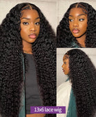 Wear Go Deep Wave 13X4 13X6 Glueless Wigs Human Hair Pre Plucked Water Wave Lace Wigs Curly Lace Wigs Human Hair 180 Density