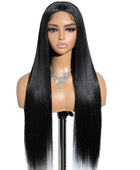 Glueless Wig Human Hair 6X4 5X5 Pre Cut Lace Closure Human Hair Wigs Brazilian Ready To Wear Straight Lace Wig Human Hair 180%