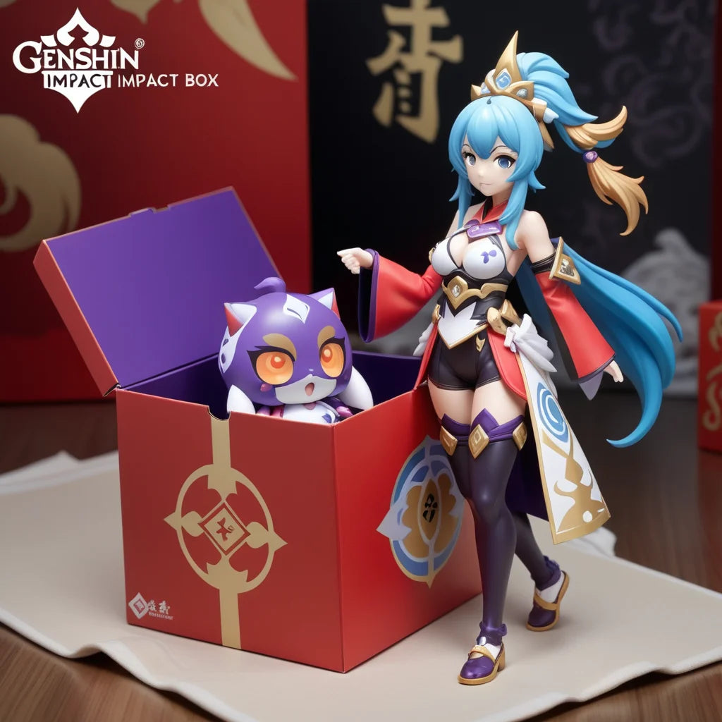 Genshin Impact Mystery Box Anime Figure Game Action Figure Blind Box Lucky Model Doll - IHavePaws