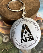 Mass Effect Alliance Special Force Training Program N7 Stainless Steel Keychain