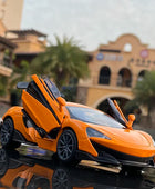 1:32 McLaren 600LT Alloy Sports Car Model Diecasts & Toy Vehicles Metal Toy Car Model High Simulation Collection Childrens Gift Orange - IHavePaws