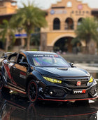 1:32 HONDA CIVIC TYPE-R Alloy Car Model Diecasts & Toy Vehicles Metal Sports Car Model Sound and Light Collection - IHavePaws