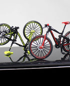 Mini 1:10 Alloy Bicycle Model Diecast Metal Finger Mountain bike Racing Toy Bend Road Simulation Collection Toys for children