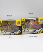 Mini 1:10 Alloy Bicycle Model Diecast Metal Finger Mountain bike Racing Toy Bend Road Simulation Collection Toys for children