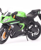 1/12 Kawasaki Ninja ZX-6R drag racing motorcycles for sale Model Simulation Green - ihavepaws.com