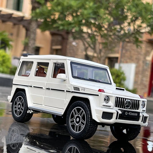 1/24 G63 G65 SUV Alloy Car Model Diecasts Metal Toy Off-road Vehicles Car Model Simulation Sound and Light Collection Kids Gifts - IHavePaws