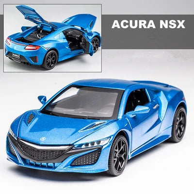 1:32 Acura NSX Alloy Sports Car Model Diecast Blue - IHavePaws