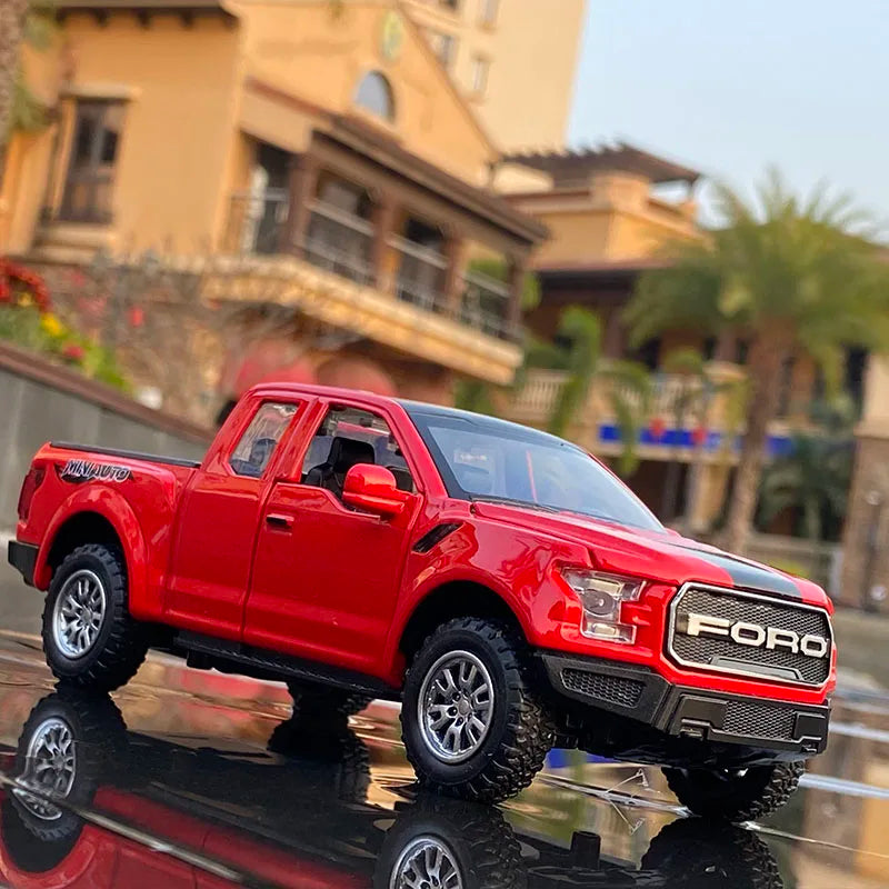 1:32 Ford Raptor F150 Modified Pickup Alloy Car Model Diecasts Metal Toy Vehicles Car Model Simulation - IHavePaws