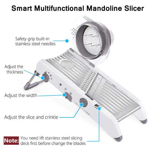 18 Types Adjustable Mandoline Slicer - IHavePaws