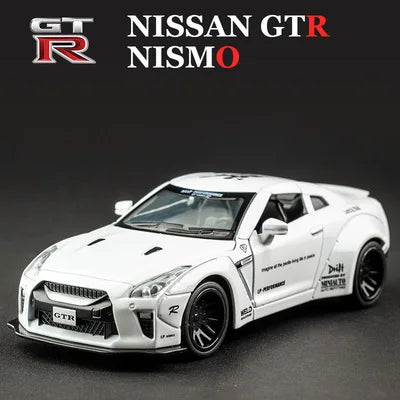 1:32 Nissan Skyline Ares GTR R34 R35 Alloy Sports Car Model Diecasts Metal Toy Racing Car Model Simulation White - IHavePaws