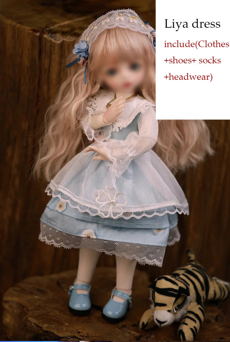 1/6 30cm bjd doll clothes lovely clothes girl gift Mini dress Handmade doll clothes toy/doll accessories - IHavePaws