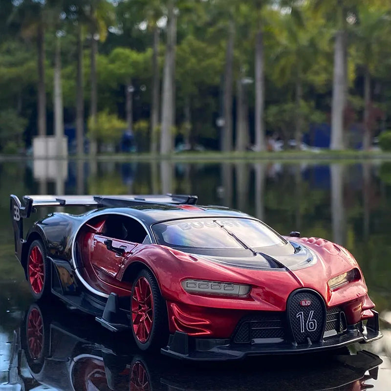 1:24 Bugatti Vision Gt Metal Alloy Car Model Diecast & Toy Vehicles Car Model High Simulation Red - IHavePaws