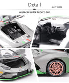 1:32 HURACAN ST EVO Alloy Sports Car Model Diecast & Toy Vehicle Metal Toy Car Model Simulation Sound Light Collection Kids Gift - IHavePaws