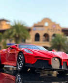 1:32 Bugatti Lavoiturenoire Alloy Sports Car Model Diecasts & Toy Vehicles Metal Car Model Simulation Sound Light Kids Toy Gift Red - IHavePaws