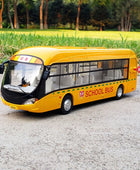 Electric Tourist Toy Traffic Bus Alloy Car Model Diecast Metal Simulation Toy City Tour Bus Model Sound and Light Kids Toys Gift - IHavePaws