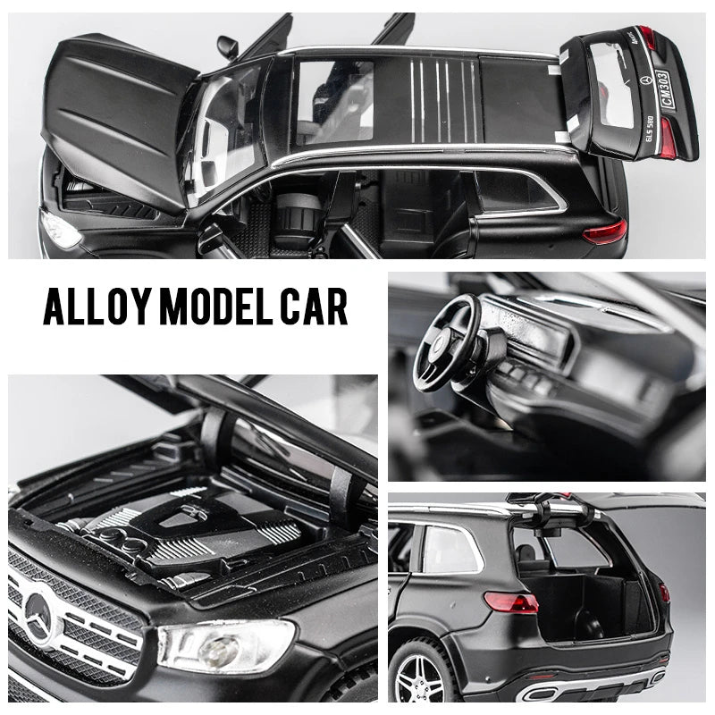1:32 GLS GLS580 SUV Alloy Car Model Diecasts Metal Toy Vehicles Car Model Simulation Sound and Light Collection - IHavePaws