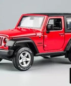 1:32 Jeep Wrangler Rubicon Alloy Model Car Diecasts High Simulation Exquisite Off-road Vehicles Model Collection Red - IHavePaws