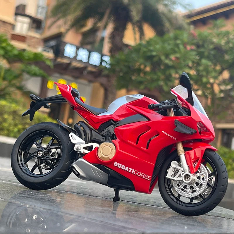 1/12 Ducati Panigale V4S Corse Alloy Racing Motorcycle Simulation|racing motorcycles for sale V4S red no box - ihavepaws.com