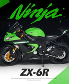 1/12 Kawasaki ZX-6R Ninja Racing Cross-country Motorcycle Model Simulation Metal Street Motorcycle Model Collection Kids Gift
