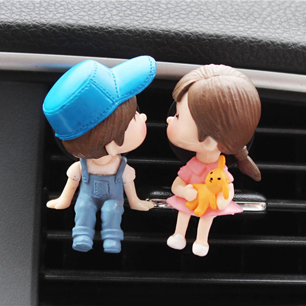 Couple Car Air Vent Freshener Perfume Clip Aromas Diffuser Decor Air Conditioning Perfume Clip Flavoring Valentine's Day Gift 10 - IHavePaws