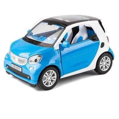 1:32 Simulation Car Smart Pickup Alloy Car Model Diecast Vehicle Metal Toy Car Scale Model For two blue - IHavePaws