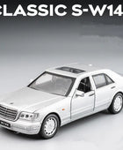1:32 S-Class S-W140 Classic Car Alloy Car Model Diecast & Toy Metal Vehicles Car Model Simulation Collection Siliver - IHavePaws