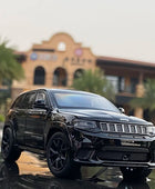 1:32 Jeep Grand Cherokee Alloy Car Model Diecasts & Toy Off-road Vehicles Metal Car Model Simulation Sound and Light Kids Gifts Black - IHavePaws