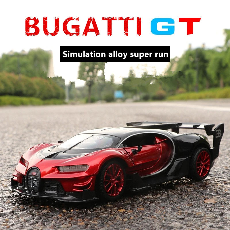 1:24 Bugatti Vision Gt Metal Alloy Car Model Diecast & Toy Vehicles Car Model High Simulation - IHavePaws