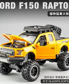 1:32 Ford Raptor F150 Modified Pickup Alloy Car Model Diecasts Metal Toy Vehicles Car Model Simulation Refit yellow - IHavePaws