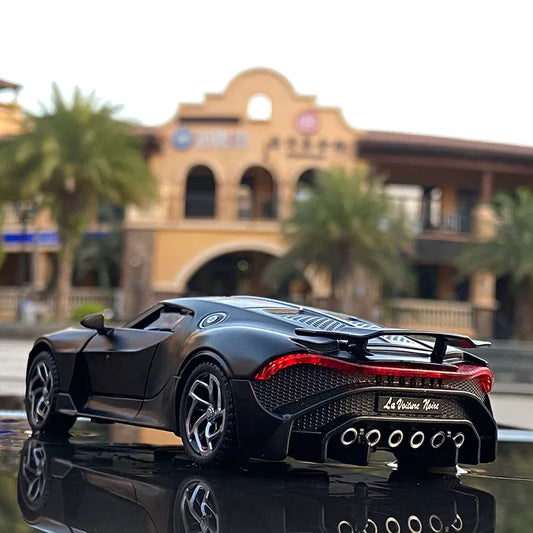 1:32 Bugatti Lavoiturenoire Alloy Sports Car Model Diecasts & Toy Vehicles Metal Car Model Simulation Sound Light Kids Toy Gift - IHavePaws