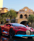 1:32 Bugatti Veyron Divo Alloy Sports Car Model Diecast Metal Toy Vehicles Car Model Simulation Sound Light Collection Kids Gift Red - IHavePaws