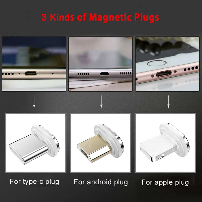 10th Generation Magnetic Cable Plug Fast Charging Adapter For iPhone XS MAX XR 8 7 6S SAMSUNG HUAWEI Xiaomi Magnet Charger Plugs - IHavePaws