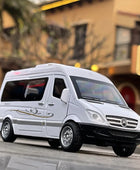 1:34 FORD Transit Alloy Multi-Purpose Vehicles Car Model Diecast Metal Toy Car Model Simulation Sound Light Collection Kids Gift Sprinter White - IHavePaws